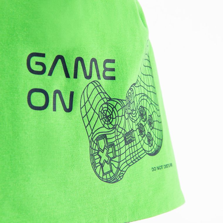 Cool Club, Czapka chłopięca, dwustronna, granatowo-zielona