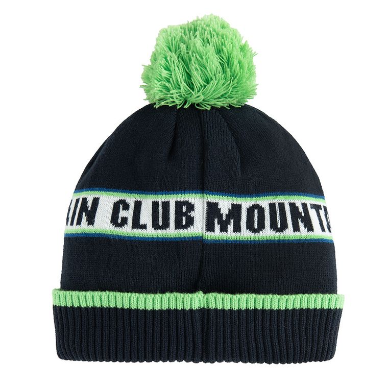 Cool Club, Czapka chłopięca z pomponem, granatowa