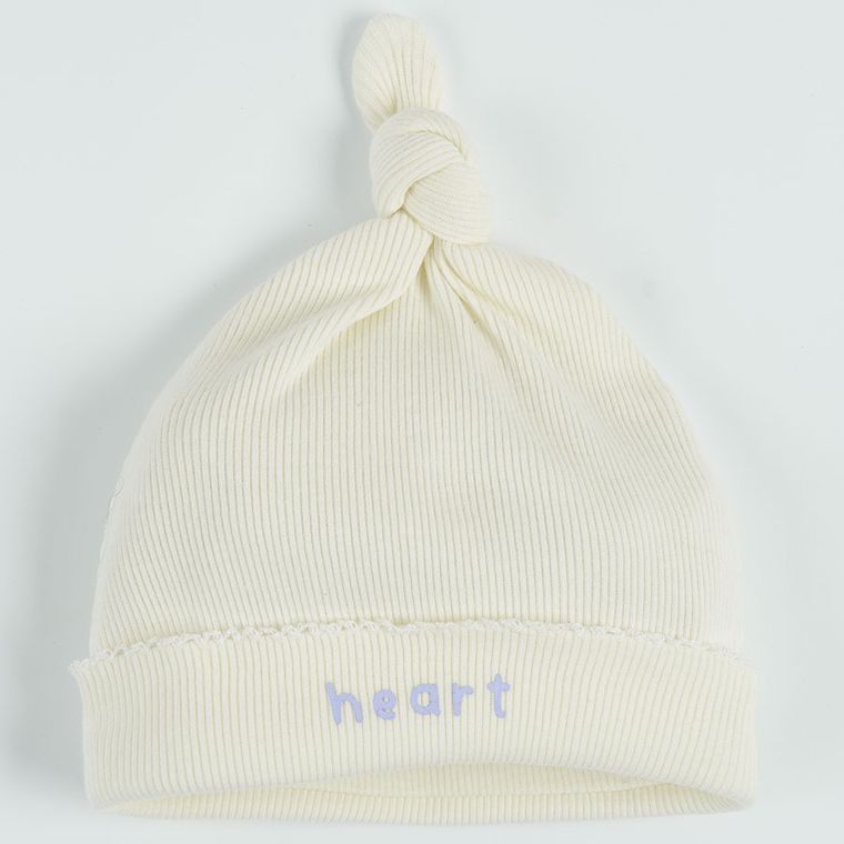 Cool Club, Czapka dziewczęca, ecru, różowa, zestaw, 2 szt.