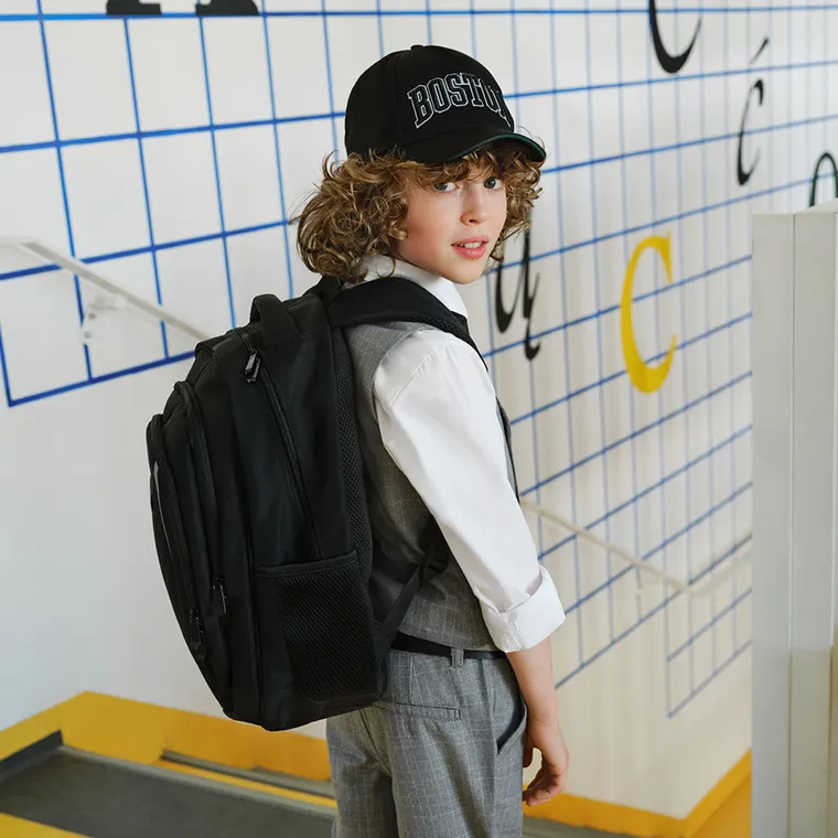 Cool Club, Czapka z daszkiem chłopięca, czarna