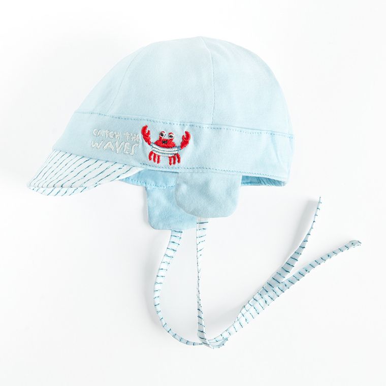 Cool Club, Czapka z daszkiem chłopięca, wiązana, niebieska