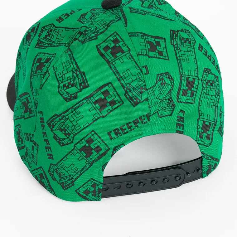 Cool Club, Czapka z daszkiem chłopięca, zielona, Minecraft