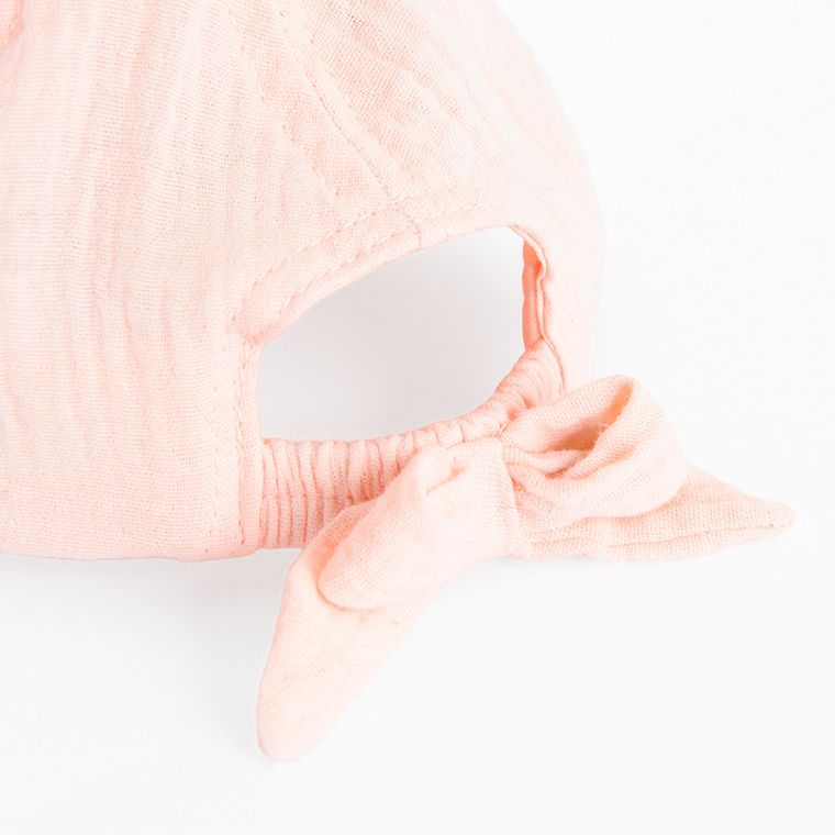 Cool Club, Czapka z daszkiem dziewczęca, muślinowa, różowa, Miffy