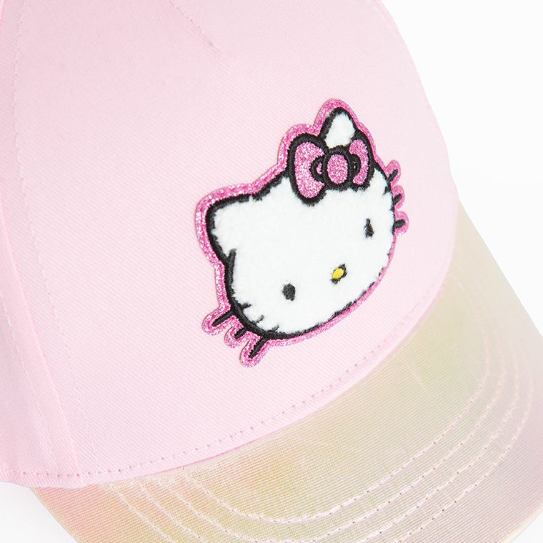 Cool Club, Czapka z daszkiem dziewczęca, różowa, Hello Kitty