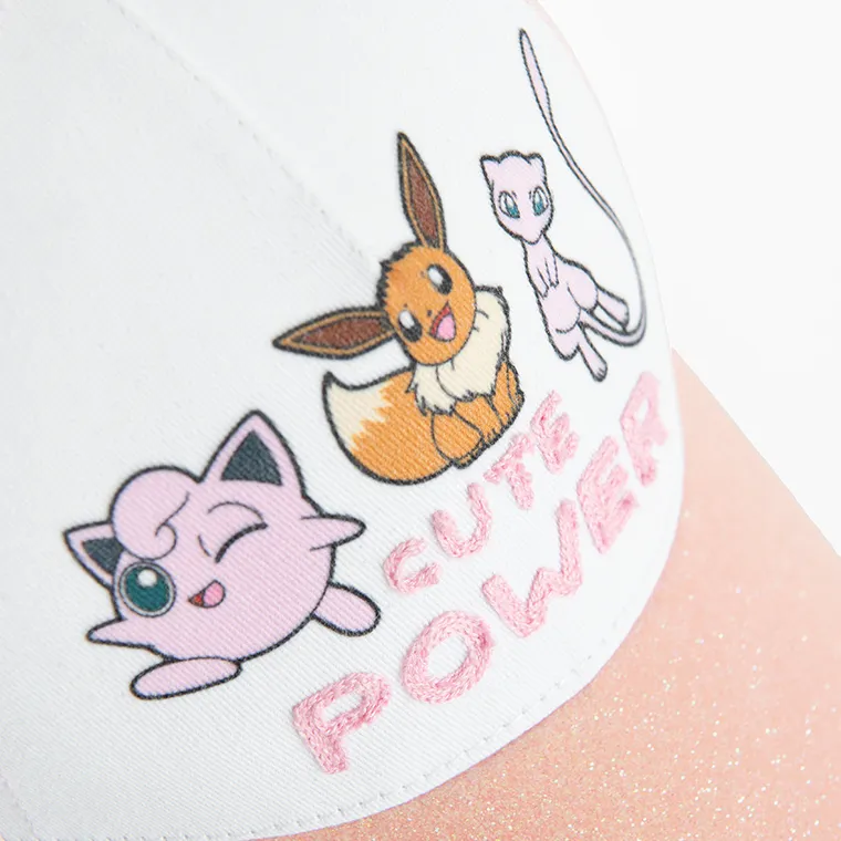Cool Club, Czapka z daszkiem dziewczęca, różowa, Pokemon