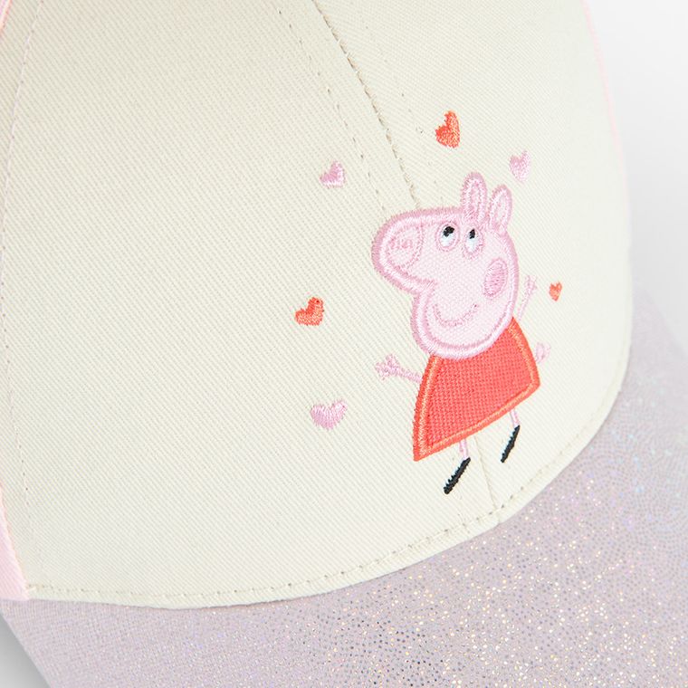 Cool Club, Czapka z daszkiem dziewczęca, różowa, Świnka Peppa
