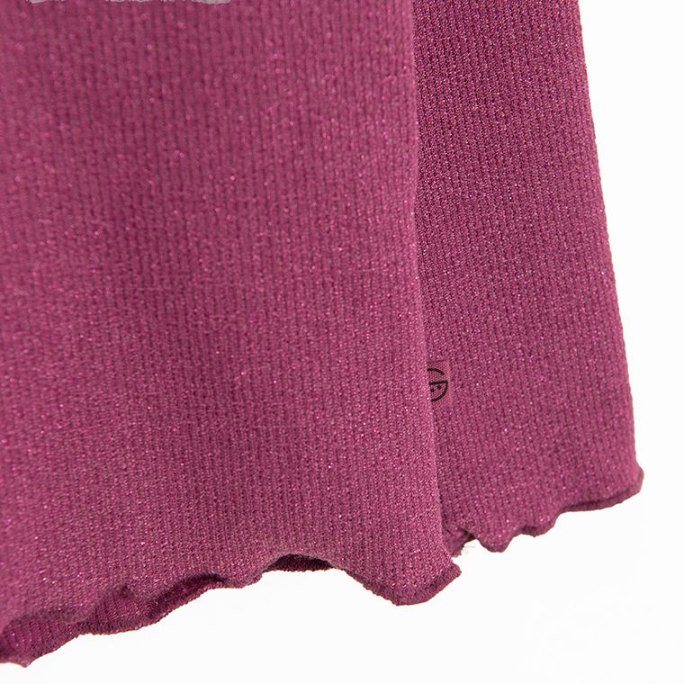 Cool Club, Golf dziewczęcy, prążkowany, różowy