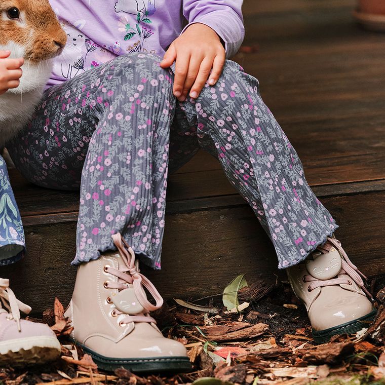 Cool Club, Jegginsy dziewczęce, dzwony, prążkowane, grafitowe