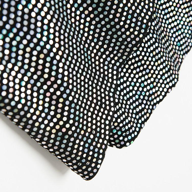 Cool Club, Jegginsy dziewczęce, flare, czarne holo