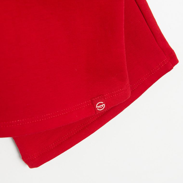 Cool Club, Jegginsy dziewczęce, flare, ocieplane, czerwone