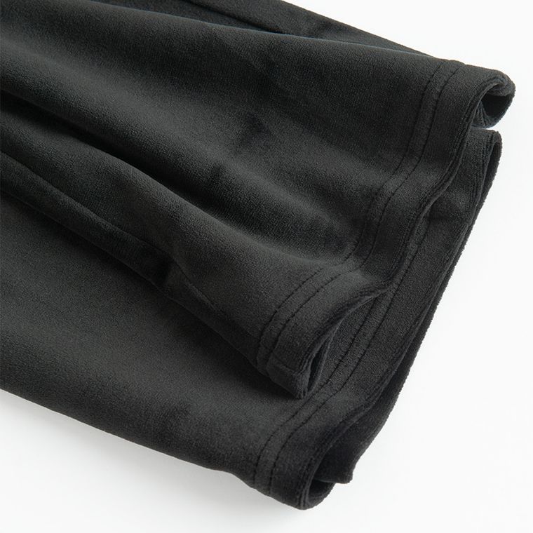 Cool Club, Jegginsy dziewczęce, flare, welurowe, czarne