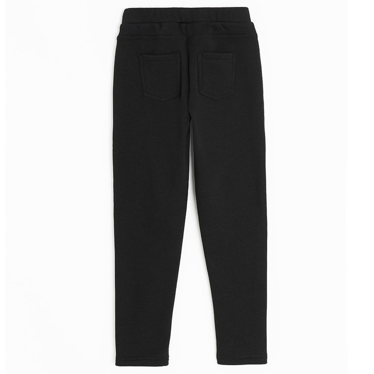 Cool Club, Jegginsy dziewczęce, ocieplane, czarne