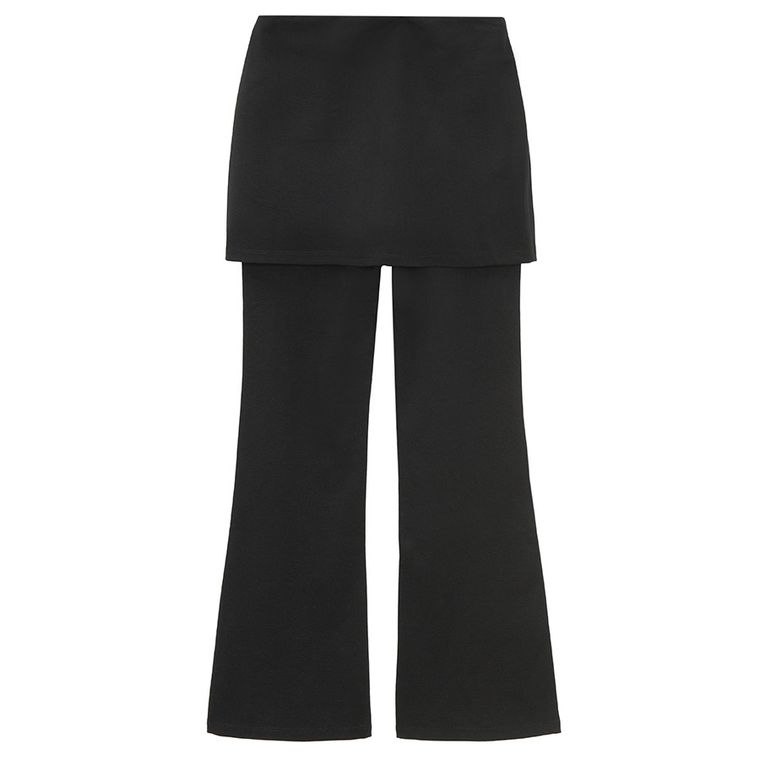 Cool Club, Jegginsy dziewczęce ze spódnicą, dzwony, czarne