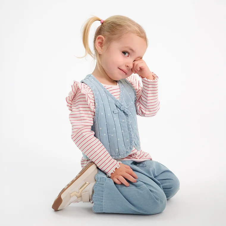 Cool Club, Kamizelka jeansowa dziewczęca, niebieska