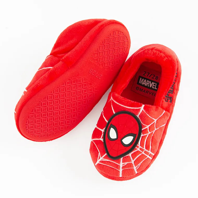 Cool Club, Kapcie chłopięce, czerwone, Spider-Man