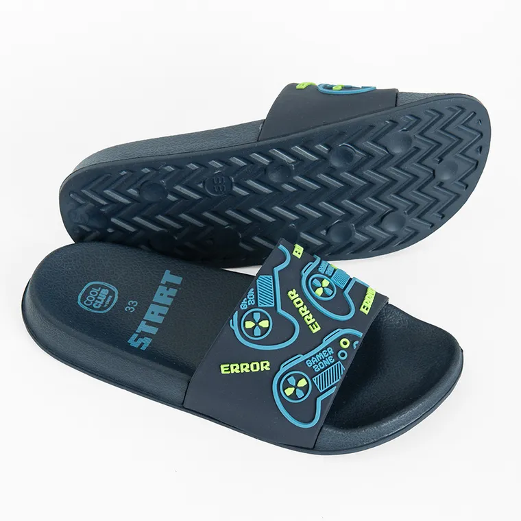 Cool Club, Klapki chłopięce, granatowe