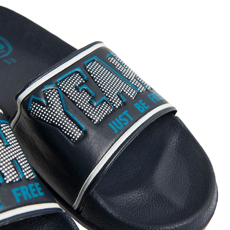 Cool Club, Klapki chłopięce, granatowe, Yeah