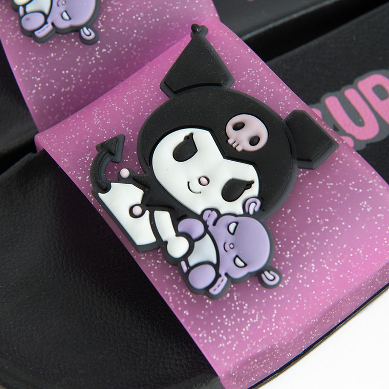 Cool Club, Klapki dziewczęce, czarne, Kuromi