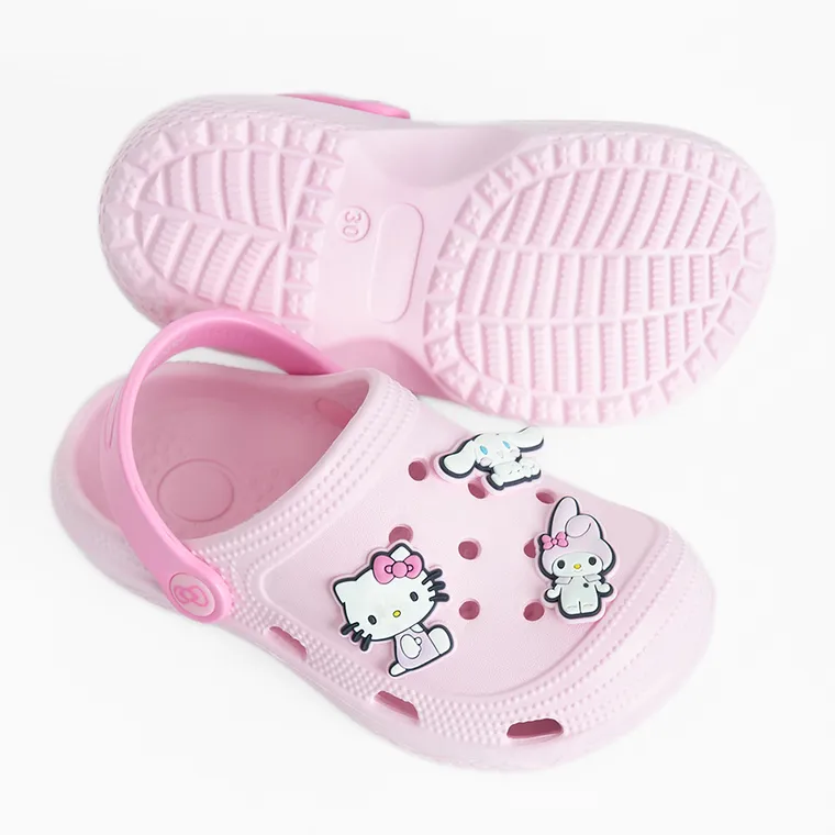Cool Club, Klapki dziewczęce, różowe, Hello Kitty and Friends