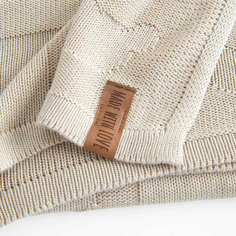 Cool Club, Koc niemowlęcy, bambusowy, 80-100 cm, beżowy