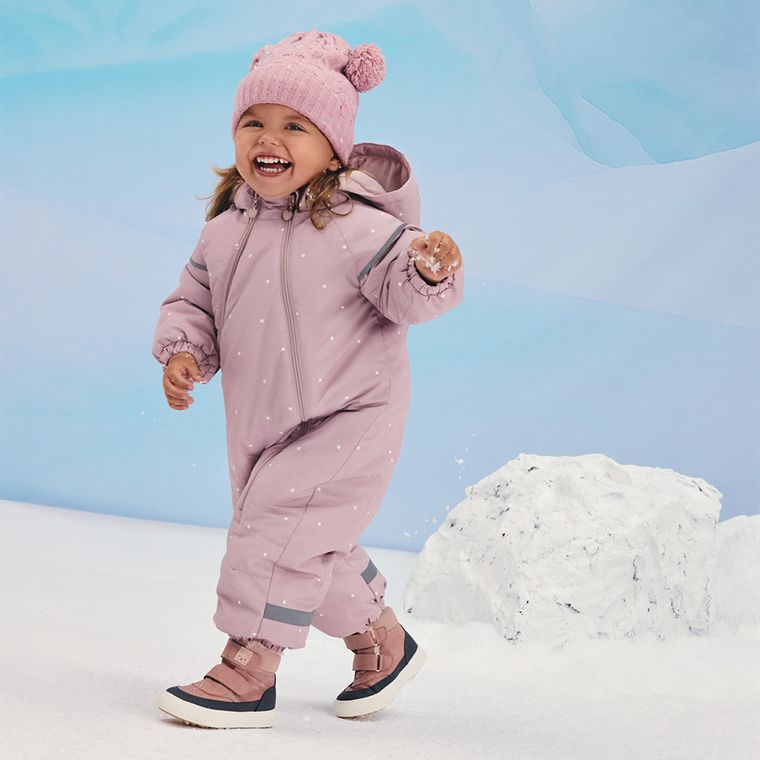 Cool Club, Kombinezon dziewczęcy z kapturem, ocieplany, różowy