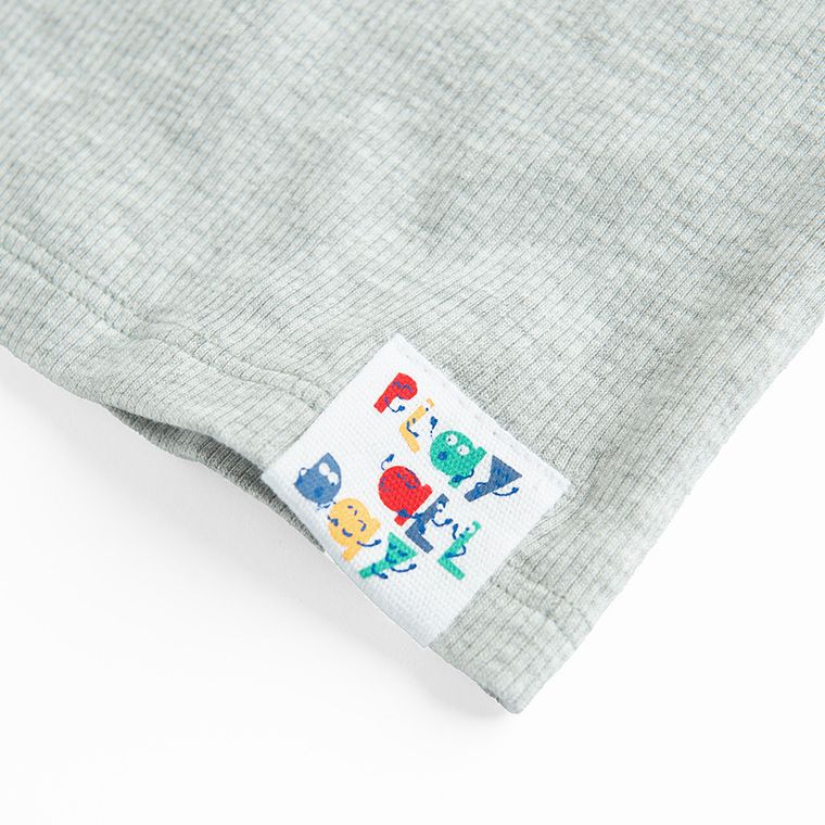 Cool Club, Komin chłopięcy, prążkowany, szary