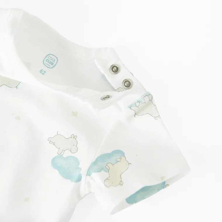 Cool Club, Komplet chłopięcy, Body z krótkim rękawem, Szorty, bloomersy, mix