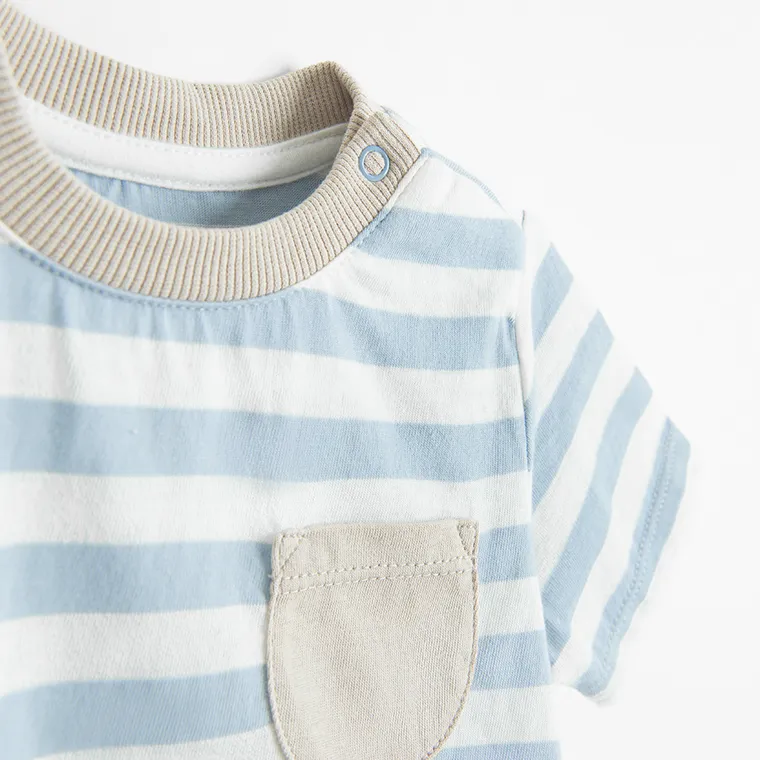 Cool Club, Komplet chłopięcy, T-shirt, Spodnie materiałowe, mix