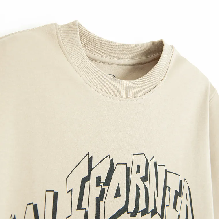 Cool Club, Komplet chłopięcy, T-shirt, Szorty, beżowy