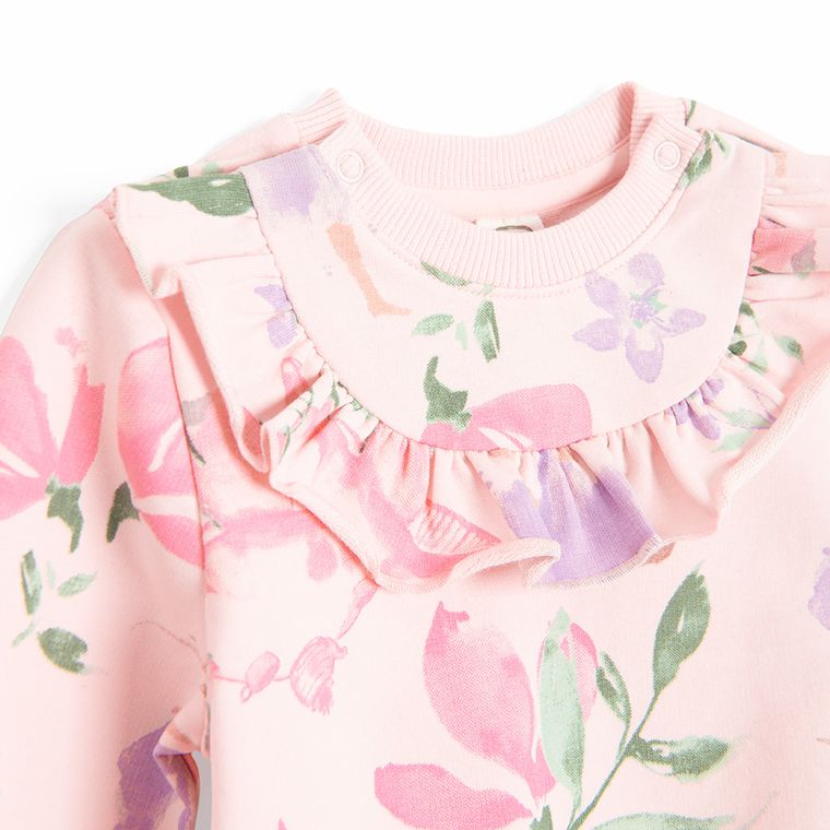 Cool Club, Komplet dziewczęcy, Bluza, Legginsy, prążkowane, mix