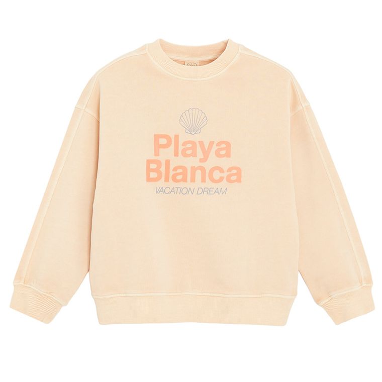 Cool Club, Komplet dziewczęcy, Bluza, Szorty, pomarańczowy