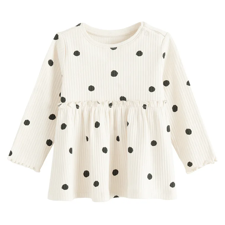 Cool Club, Komplet dziewczęcy, Bluzka z długim rękawem, Legginsy, prążkowany, ecru