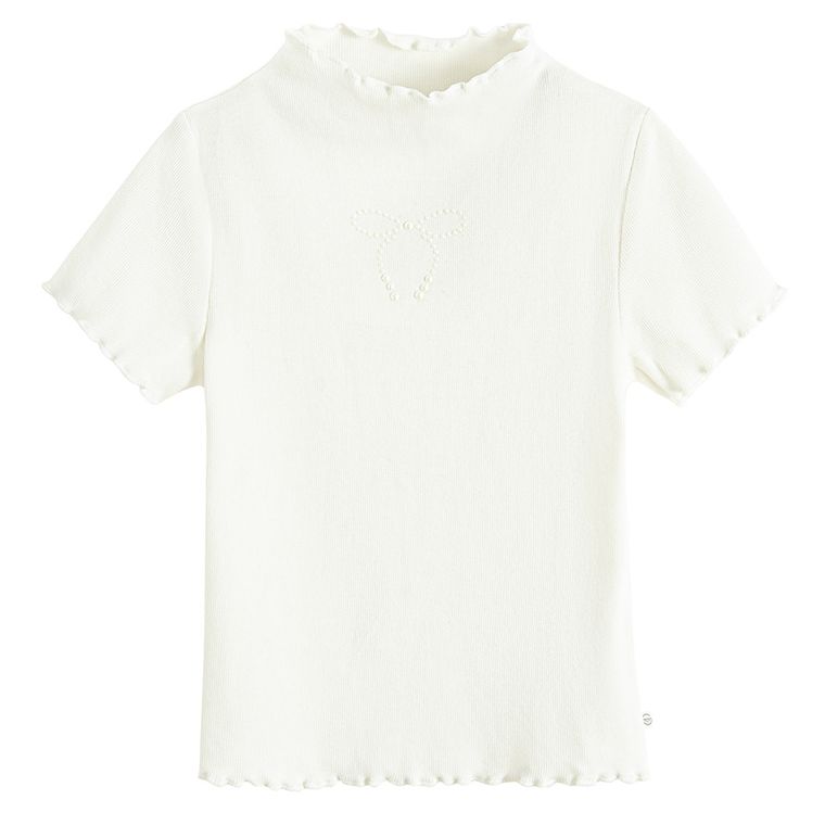 Cool Club, Komplet dziewczęcy, Bluzka z krótkim rękawem, Spodnie materiałowe, culotte, mix