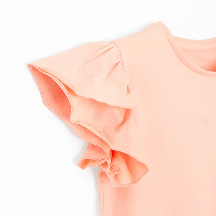 Cool Club, Komplet dziewczęcy, Bluzka z krótkim rękawem, Spodnie materiałowe, wide, mix