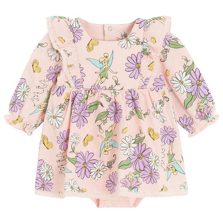 Cool Club, Komplet dziewczęcy, Body sukienka z długim rękawem, Legginsy, mix, Dzwoneczek