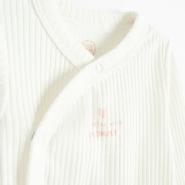 Cool Club, Komplet dziewczęcy, Body z długim rękawem, Półśpiochy, Czapka, mix