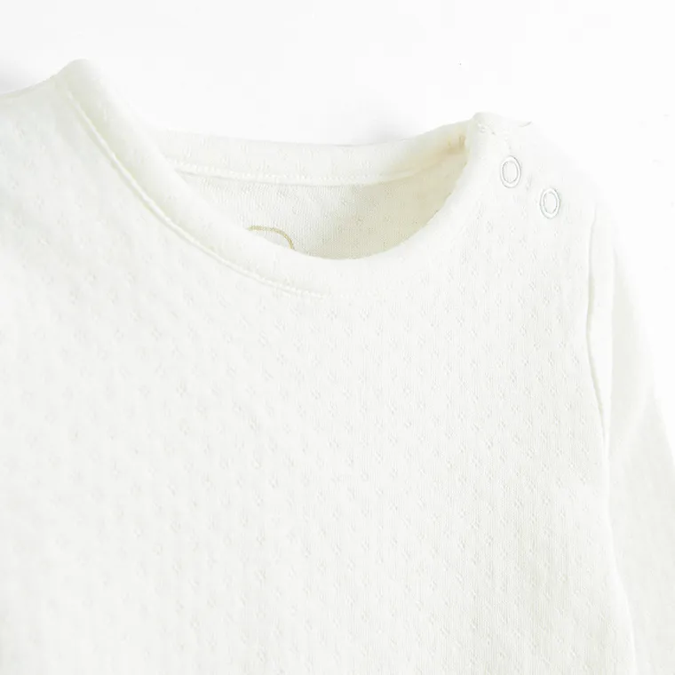 Cool Club, Komplet dziewczęcy, Body z długim rękawem, Śpiochy, biały