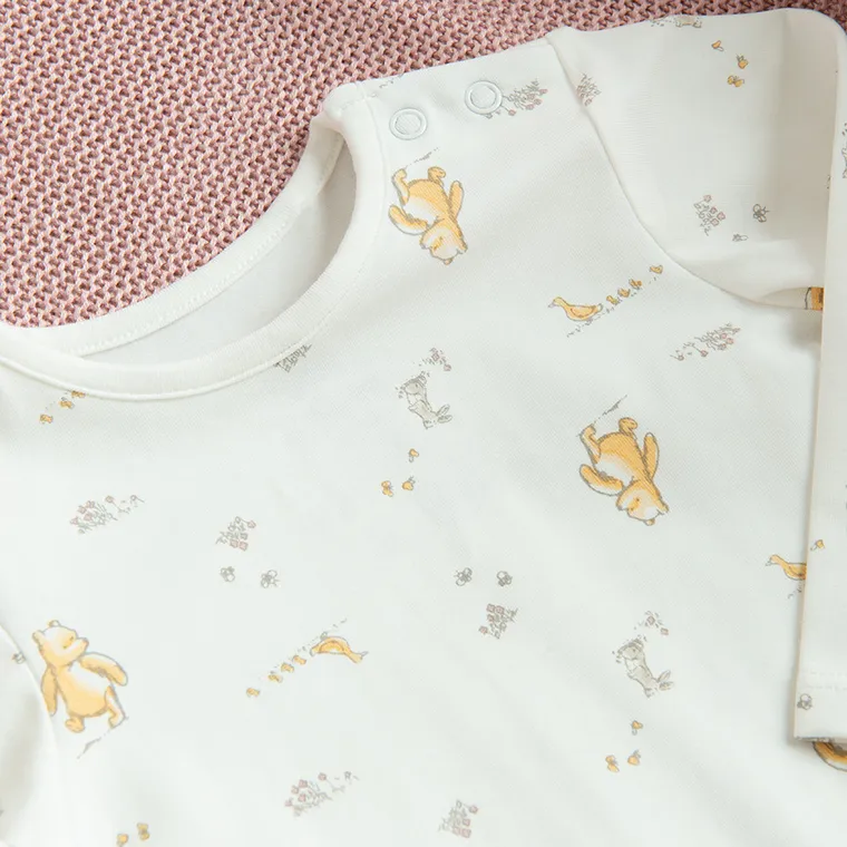 Cool Club, Komplet dziewczęcy, Body z długim rękawem, Śpiochy, mix, Kubuś Puchatek