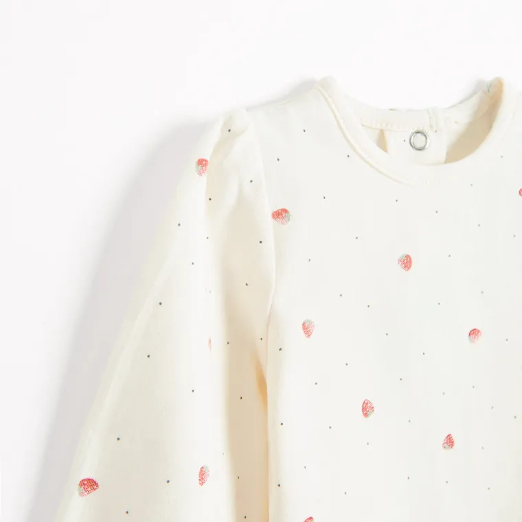 Cool Club, Komplet dziewczęcy, Body z długim rękawem, Spodnie ogrodniczki, mix