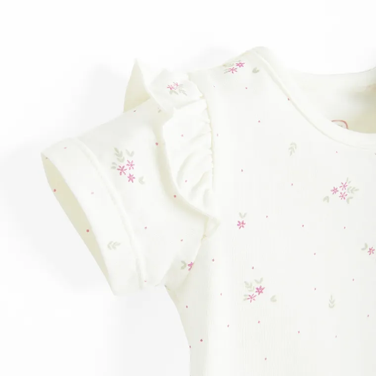 Cool Club, Komplet dziewczęcy, Body z krótkim rękawem, Szorty muślinowe, mix