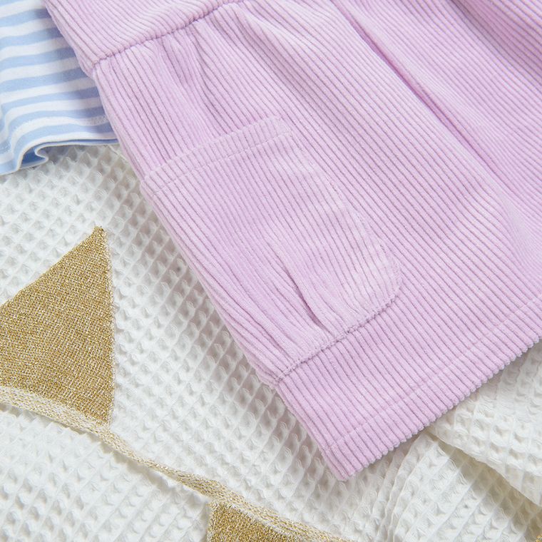 Cool Club, Komplet dziewczęcy, Spódnica ogrodniczka, Bluzka z długim rękawem, mix