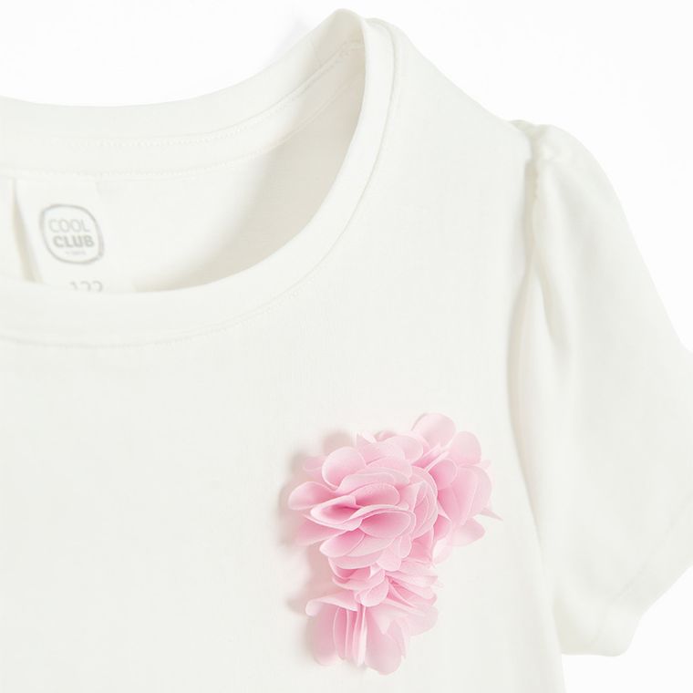 Cool Club, Komplet dziewczęcy, T-shirt dziewczęcy, Spódnica, mix