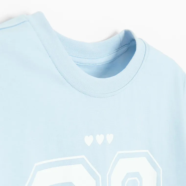 Cool Club, Komplet dziewczęcy, T-shirt, Legginsy, kolarki, niebieski