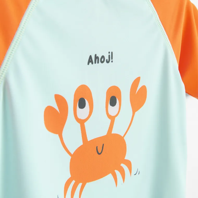 Cool Club, Komplet kąpielowy chłopięcy, Czapka safari, UV 50, mix