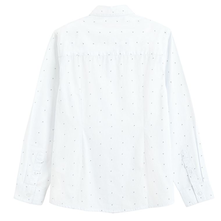 Cool Club, Koszula chłopięca z długim rękawem, biała