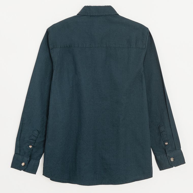 Cool Club, Koszula chłopięca z długim rękawem, granatowa