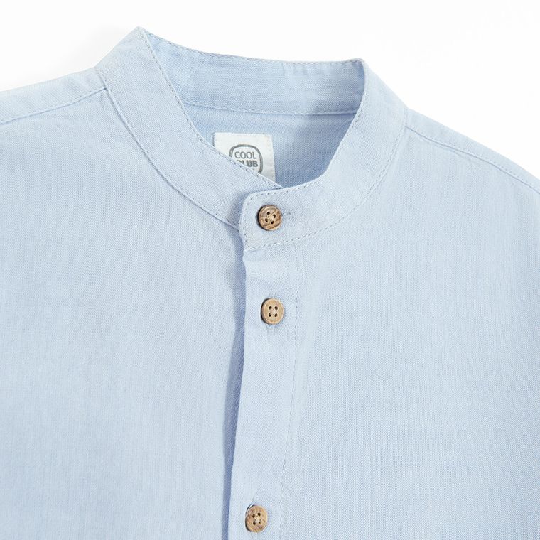 Cool Club, Koszula chłopięca z długim rękawem, niebieska