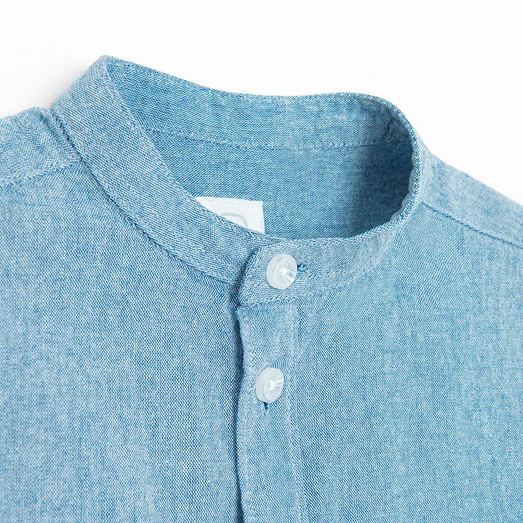 Cool Club, Koszula chłopięca z długim rękawem, regular, niebieska