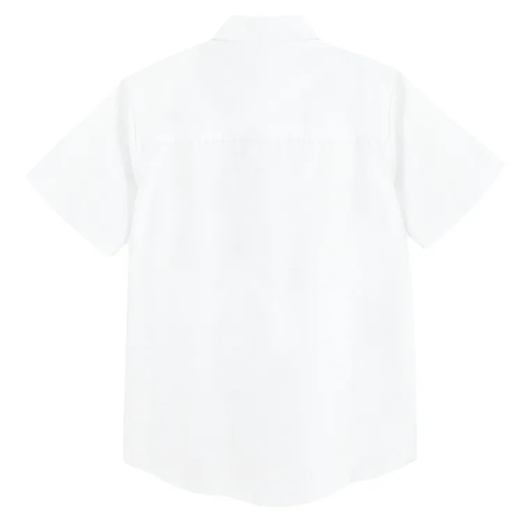 Cool Club, Koszula chłopięca z krótkim rękawem, biała