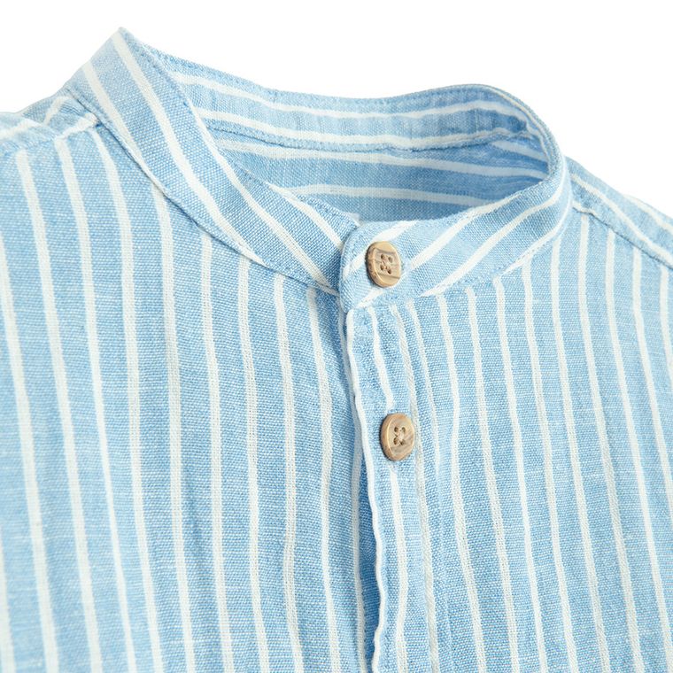 Cool Club, Koszula chłopięca z krótkim rękawem, niebieska